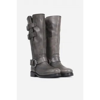 Bronx, Cizme mid de piele, Maro taupe, 39