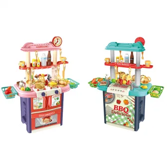 Bucatarie copii Mappy 2 in 1, cu Barbeque