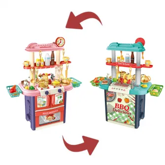 Bucatarie copii Mappy 2 in 1, cu Barbeque