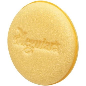 Губка для пены Meguiar's, 101 мм, мягкая пена для аппликатора желтого цвета