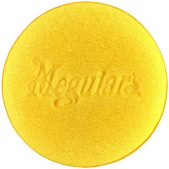 Губка для пены Meguiar's, 101 мм, мягкая пена для аппликатора желтого цвета