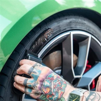 Губка для аппликатора геля Meguiars с контейнером для хранения, подушечка для аппликатора покрышки