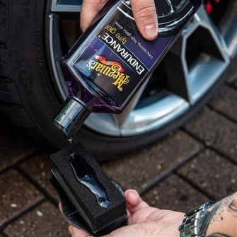 Губка для аппликатора геля Meguiars с контейнером для хранения, подушечка для аппликатора покрышки