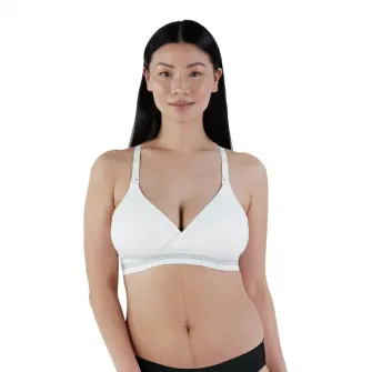 Bustiera pentru alaptat Bravado Designs Original, White, M