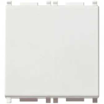 Buton cu revenire Vimar Plana 14008.2, 1P NO 10A 2M, Alb