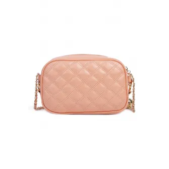C'iel, Geanta crossbody din piele cu aspect matlasat Vance, Portocaliu pal