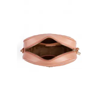 C'iel, Geanta crossbody din piele cu aspect matlasat Vance, Portocaliu pal
