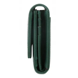 C'iel, Portofel pliabil de piele Denise, Verde inchis