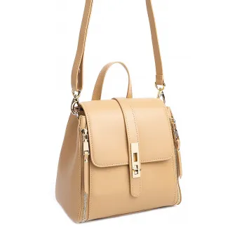 C'iel, Rucsac convertibil din piele Gabby, Camel
