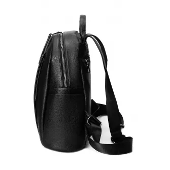 C'iel, Rucsac de piele cu logo Hazel, Negru