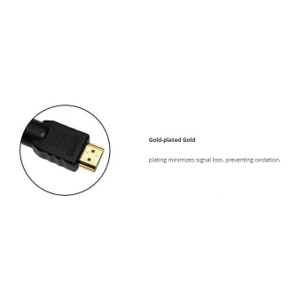 Cablu A+ High-Speed HDMI 1.4V, plug-plug, Ethernet, gold-plated, 1.5 m