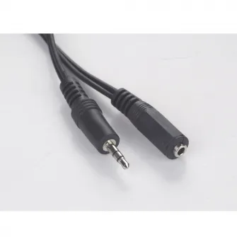 Cablu audio Gembird prelungitor stereo 3.5 mm jack M/T, 3m CCA-423-3M