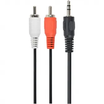 Cablu audio Gembird stereo 3.5 mm jack la 2 x RCA, 5m CCA-458-5M