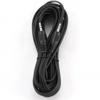 Cablu audio Gembird stereo 3.5 mm jack T/T, 5m CCA-404-5M