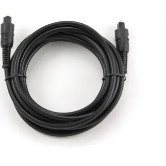 Cablu audio Gembird Toslink optic, 3m, Negru,, CC-OPT-3M