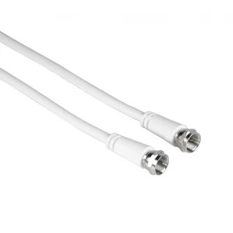 Cablu coaxial Hama 205038, 3 metri, alb