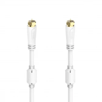 Cablu coaxial Hama 205252, 3 metri, alb