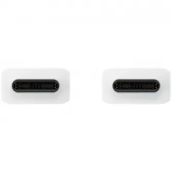 Cablu date  incarcare Samsung USB Type-C  USB Type-C, lungime 1.8 m, max. 5A USB 2.0, Alb