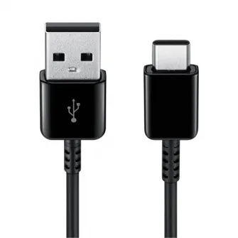 Cablu de date Samsung, 2 x Cable USB Type C, 1.5m, Black