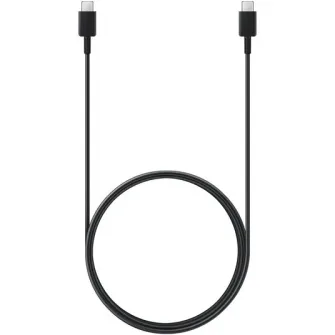 Cablu de date Samsung, USB Type-C  USB Type-C, lungime 1.8 m, max. 3A USB 2.0, Negru