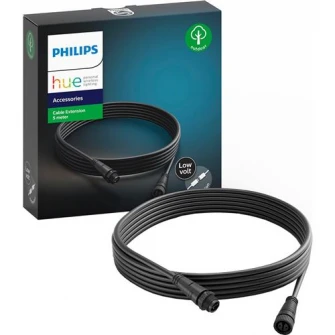 Cablu exterior extensie Philips HUE, ambianta alba/color, IP67, 500 cm