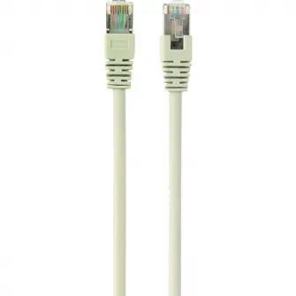 Cablu FTP GEMBIRD Cat5e, cupru-aluminiu, 2 m, gri, AWG26, ecranat PP22-2M