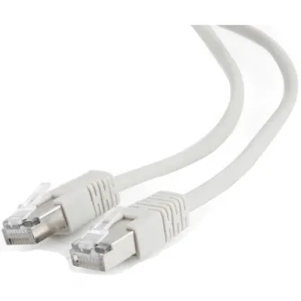 Cablu FTP GEMBIRD Cat5e, cupru-aluminiu, 2 m, gri, AWG26, ecranat PP22-2M
