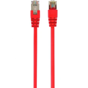 Cablu FTP GEMBIRD Cat5e, cupru-aluminiu, 2 m, rosu, AWG26, ecranat PP22-2M/R