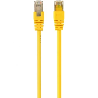 Cablu FTP GEMBIRD Cat6, cupru-aluminiu, 1 m, galben, AWG26, ecranat PP6-1M/Y