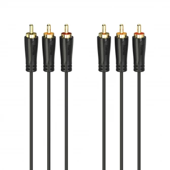 Cablu RCA Hama 205150, 3 RCA plugs - 3 RCA plugs, 1.5 m