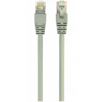Cablu S/FTP GEMBIRD Cat6a, LSZH, cupru, 5 m, gri, AWG27, dublu ecranat PP6A-LSZHCU-5M