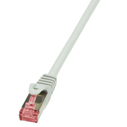 Кабель S/FTP LOGILINK Cat6, LSZH, медный, 5 м, белый, AWG27, двойное экранирование CQ2072S