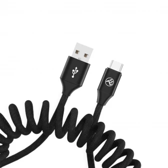 Cablu Tellur incarcare-sincronizare, USB to Type-C, 3A, 1.8m, Negru