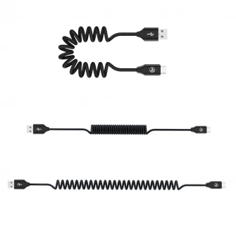 Cablu Tellur incarcare-sincronizare, USB to Type-C, 3A, 1.8m, Negru