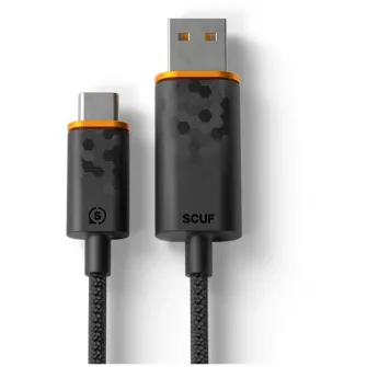Cablu USB-C SCUF, 3.6m, Negru