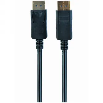 Cablu video Gembird DisplayPort (T) la DisplayPort (T), 1m, rezolutie maxima 4K la 60 Hz, Negru, CC-DP-1M