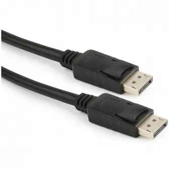 Cablu video Gembird DisplayPort (T) la DisplayPort (T), 1m, rezolutie maxima 4K la 60 Hz, Negru, CC-DP-1M