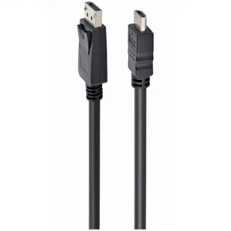Cablu video Gembird DisplayPort (T) la HDMI (T), 5m, Negru, CC-DP-HDMI-5M