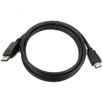 Cablu video Gembird DisplayPort (T) la HDMI (T), 5m, Negru, CC-DP-HDMI-5M