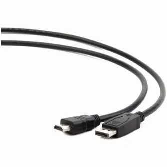 Cablu video Gembird DisplayPort (T) la HDMI (T), 5m, Negru, CC-DP-HDMI-5M