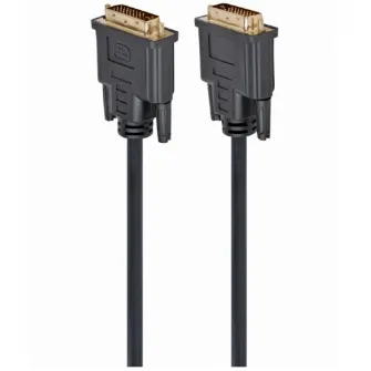 Cablu video Gembird DVI-D DL (T) la DVI-D DL (T), 4.5m, negru, CC-DVI2-BK-15