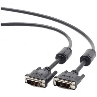 Cablu video Gembird DVI-D DL (T) la DVI-D DL (T), 4.5m, negru, CC-DVI2-BK-15