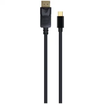 Cablu video Gembird, Mini-DisplayPort (T) la DisplayPort (T), 1.8m, rezolutie maxima 4K UHD la 30 Hz, Negru, CCP-mDP2-6
