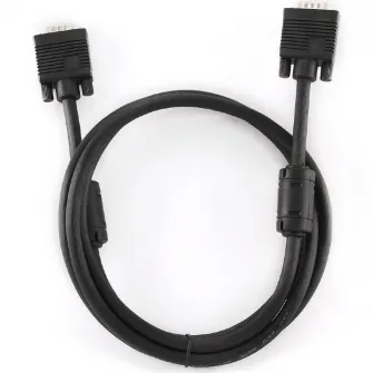Cablu video Gembird, VGA (T) la VGA (T), 3m, premium, dublu ecranat, Negru, CC-PPVGA-10-B