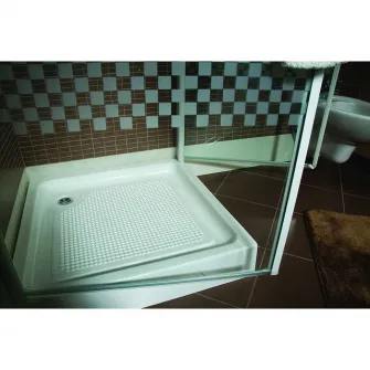 Cadita de dus patrata Belform Cubo, 90x90 cm, Acril + ABS