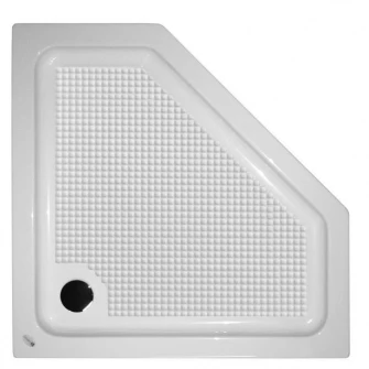 Cadita dus pentagonala autoportanta Belform Cubo, 80x80 cm