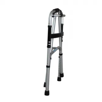 Cadru de mers pliabil, ajustabil pe inaltime, cu functie de pasitor, din aluminiu, CMZ-8202L