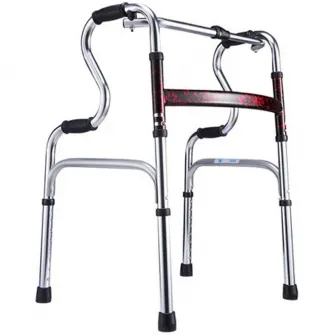 Cadru de mers pliabil curbat, glamour, ajustabil pe inaltime, din aluminiu, CMZ-8207LYH