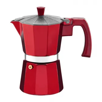 Cafetiera Ambition, aluminiu, 300 ml, rosie