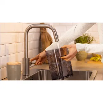 Cafetiera Bosch My Moment TKA2M113, 1.37 l, cana sticla, sistem antipicurare, oprire automata, rezervor de apa detasabil, cu sistem de umplere usoara,Negru